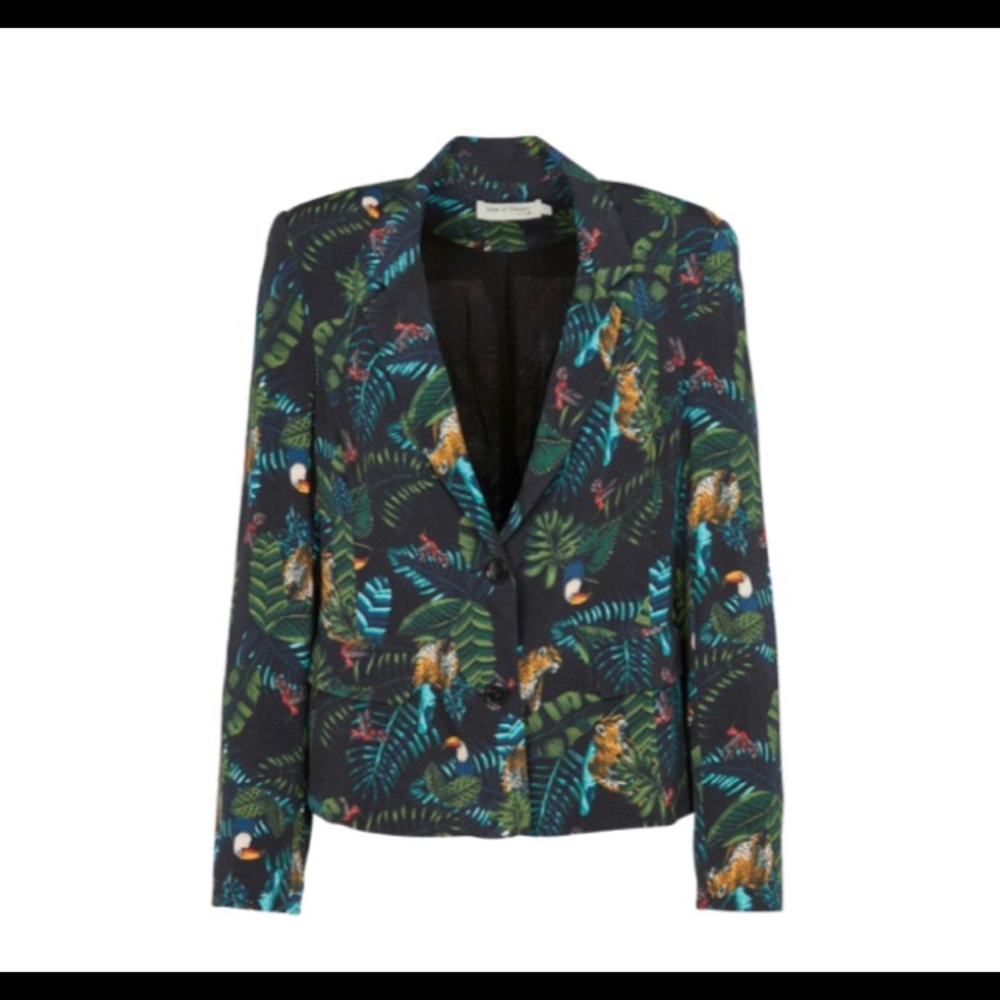 Cheetah Tropical Blazer | NWT | SEE U SOON | Small